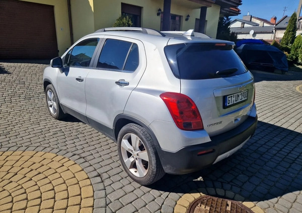 Chevrolet Trax cena 39900 przebieg: 96600, rok produkcji 2013 z Jabłonowo Pomorskie małe 67